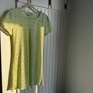 Vintage Floral Sheer Feminine Garden Girl Euro Summer Mini Dress Soft Grunge Y2K